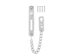 Candado Antirrobo De Acero Inoxidable 304 Con Cadena, Cerradura Segura Para Puertas Interiores, Resistente, Color Plata, N.° 3
