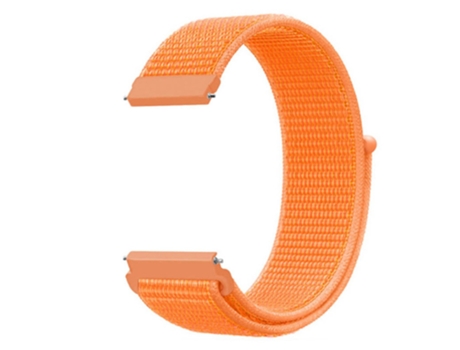Correa de nailon tejido 22mm ajustable para Huami Amazfit GTR 47mm/Pace/Stratos - color papaya