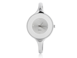 Reloj De Pulsera Analógico De Cuarzo Para Mujer Disu Con Diamantes De Imitación, Oro Rosa, Negro.