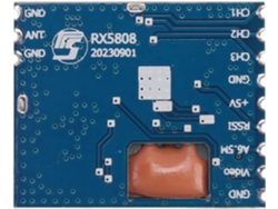 1 Módulo Receptor De Audio Y Video Mini Fpv 5.8g Sin Rx5808 Para Sistema De Helicóptero Rc