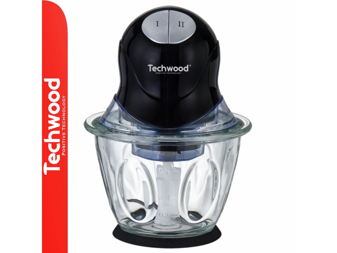 Picadora Techwood negra de 400 W y 600 ml