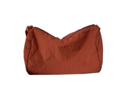 Bolso de hombro sencillo, bandolera multifuncional, mochila escolar de gran capacidad para mujer, color naranja Lalamoli