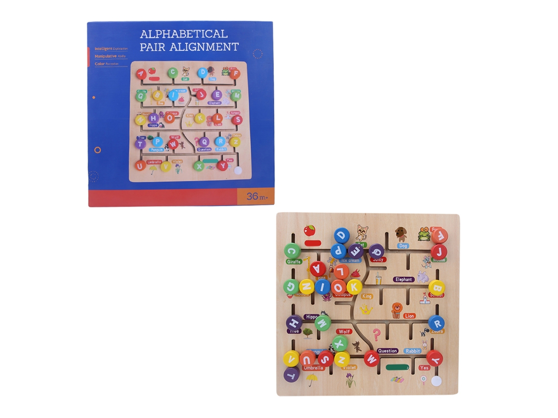 Ats-puzzle De Emparejamiento Para Niños: Números Y Letras, Juguete Educatsivo De Cognición Para Niños