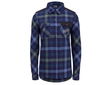 Camisa de Mujer SILVINI Briona Franela Azul (M)