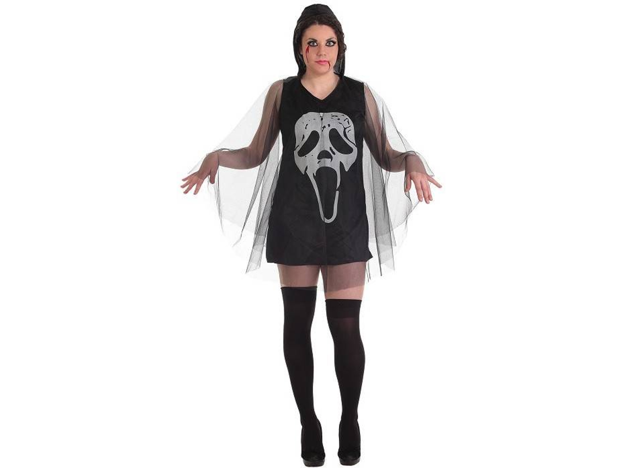 Disfraz de Mujer TOPDISFARCES Vestido Terror (Tam: S/M)