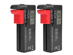 Comprobador Digital De Capacidad Y Voltaje De Baterías, Herramienta De Prueba Para Baterías De 1,5 V Y 9 V.