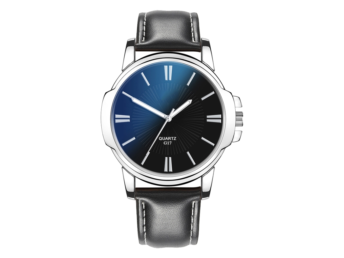 Reloj De Pulsera Analógico De Cuarzo Para Hombre Con Esfera Redonda, Estilo 3