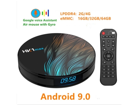 Box Smart Tv HK1 Max Android 9.0 4K Wifi - 4GB RAM 32GB ROM Enchufe UE