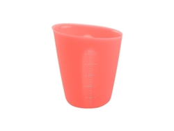 Taza Medidora De Silicona Anti-deslizante Borde Suave Fácil De Limpiar Herramienta Para Hornear 250ml/500ml 250ml Rojo