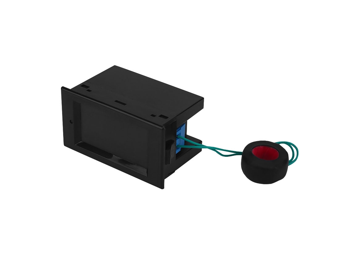 Medidor Digital Mali LCD para tensão, corrente e potência (40‑300V, 100A)