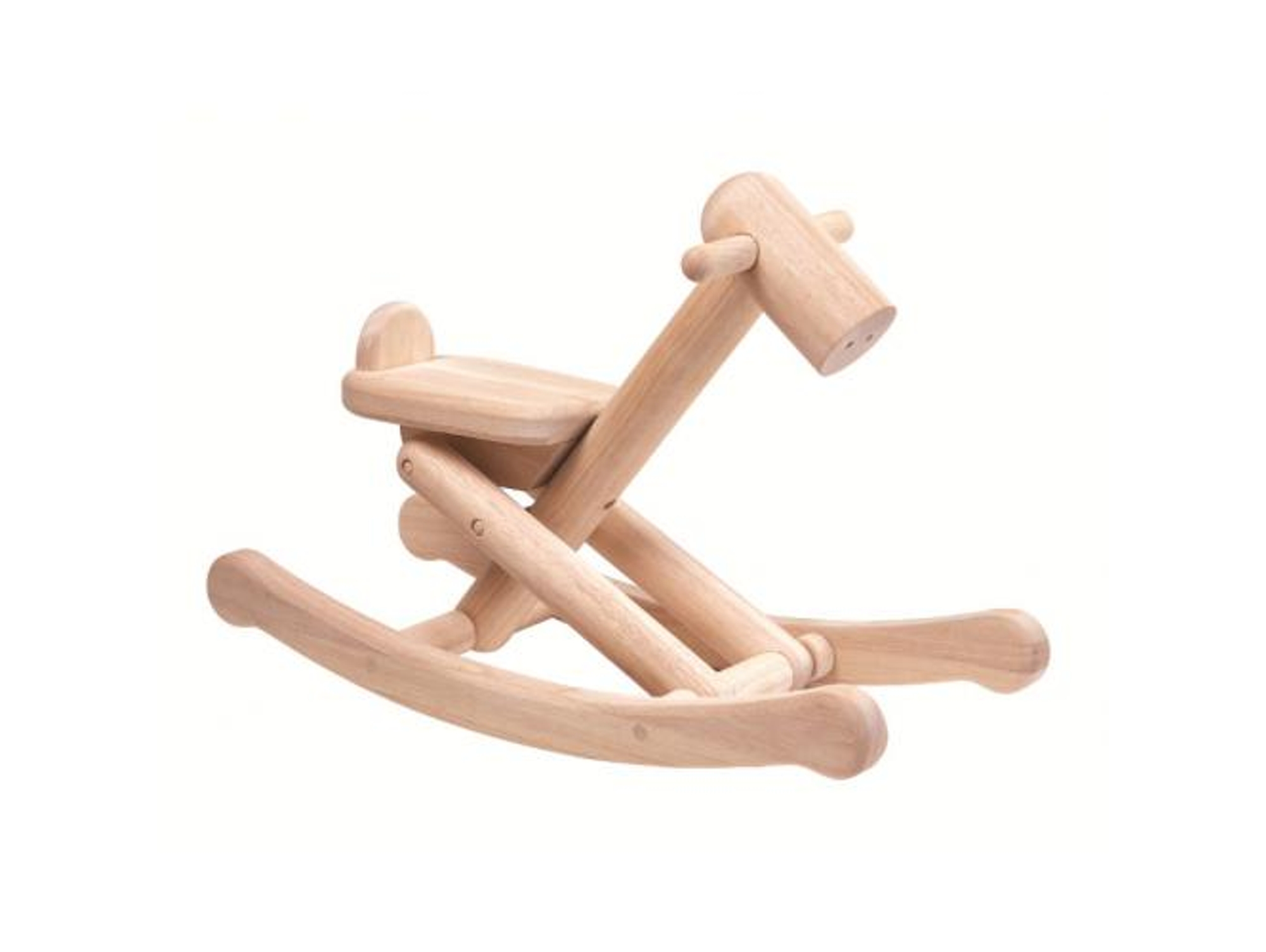 Balancine PLAN TOYS Cabalo de Madera  Rebatible