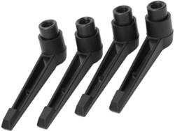 Perillas Máquina Metal, Fijación Ajustable, Rosca Hembra