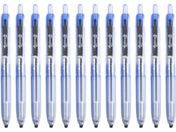 Paquete De 12 Bolígrafos De Gel Retráctiles Con Agarre Ergonómico - Punta De 0,5 Mm