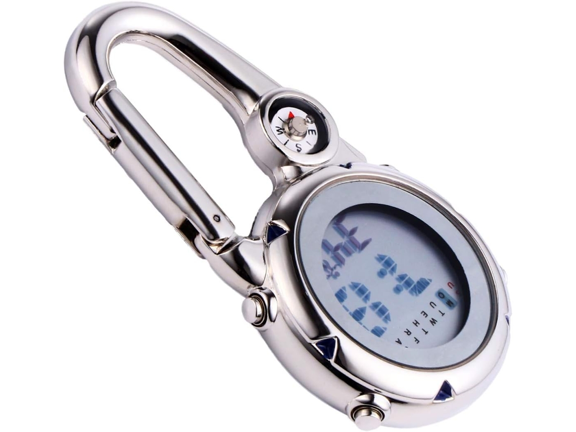 Reloj Colgante Multifuncional Azul De Acero Inoxidable Con Visualización De La Hora Y Función