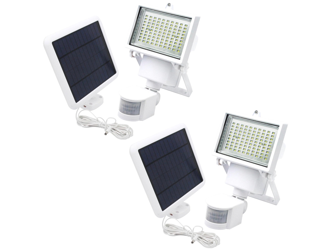 Juego De 2 Proyectores Con Sensor Solar 1000lm Cooper