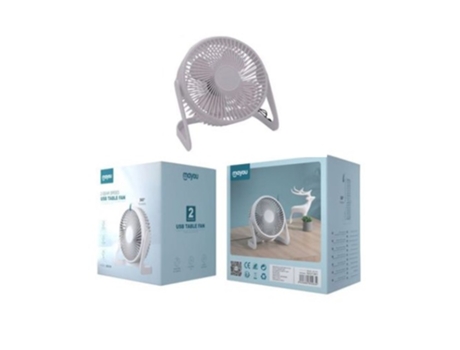 Mini Ventilador Usb 2 Velocidades MAYOU Sd2139 Blanco