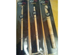 Agujas de tejer Knit Pro Ebony de 25 cm y 5 mm
