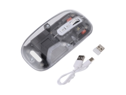 Ratón inalámbrico Bluetooth transparente
