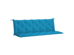 Conjunto 2 Cojín para columpio VIDAXL Azul Tela