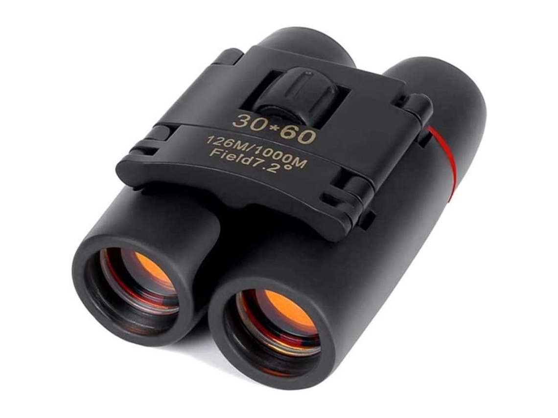 Binocular óptico 30X60 Mini HD telescopio óptico Zoom telescopio plegable para viajes al aire libre negro 342