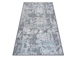 Alfombra Structural Sole D3812 - Ornamento Tejido Plano Gris/Beige (180 x 270 cm)