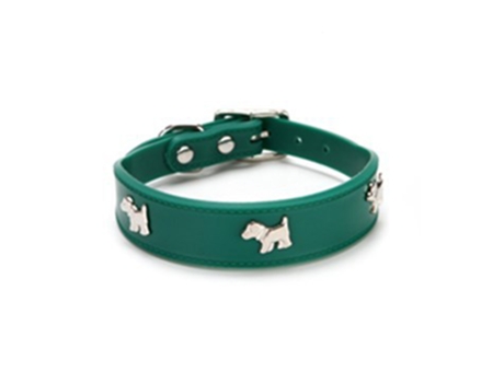 Collar para perros con soporte Collar para perros de cuero de primera calidad: brinda protección para perros aventureros