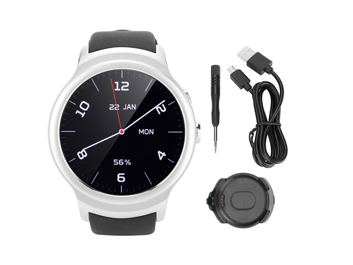 Reloj inteligente con pantalla táctica y monitor de frecuencia cardíaca