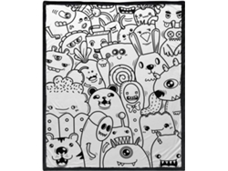 Manta Para Colorear Para Adultos - 150 X 127 Cm Suave Y Cálida Lavable Niñas, Mujeres, Adolescentes