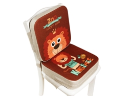 Asiento elevador Chrui para niños, silla de comedor, 510 cm (león)