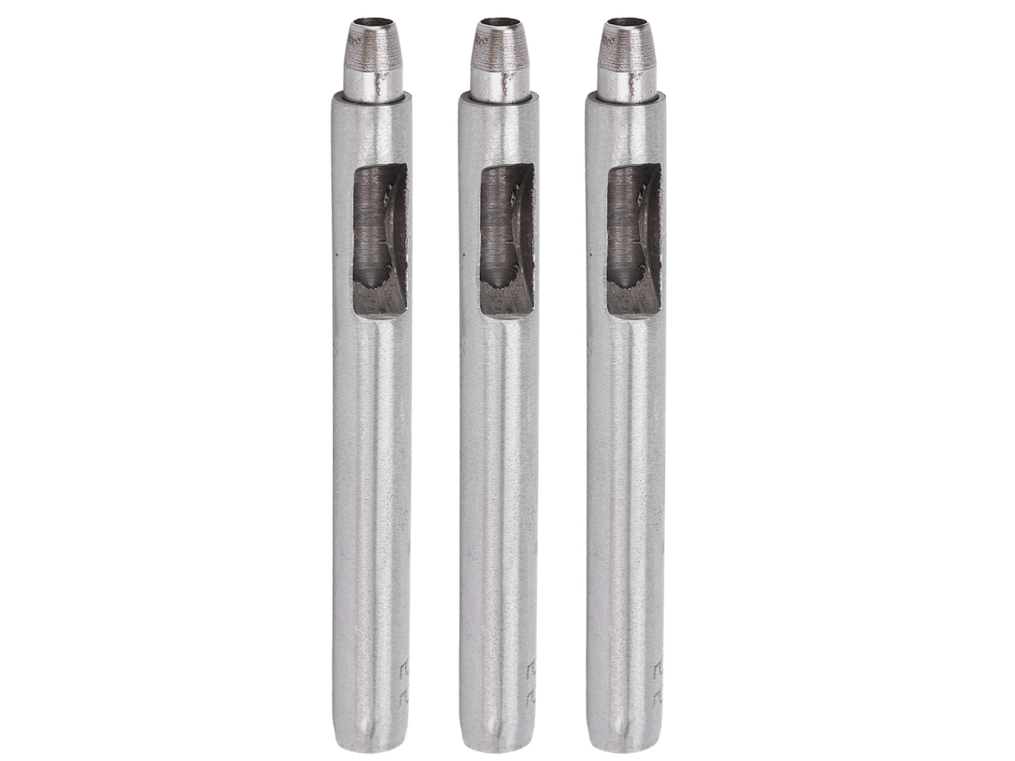 Juego De 3 Brocas Circulares De Acero Aleado (5,5 Mm) Para Trabajos De Bricolaje En Cuero.