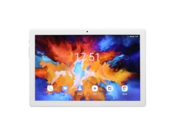 Tableta de 10.1 pulgadas 5G Wifi 6GB 128GB, Android 11, Blanca con Llamadas con Luz Dorada