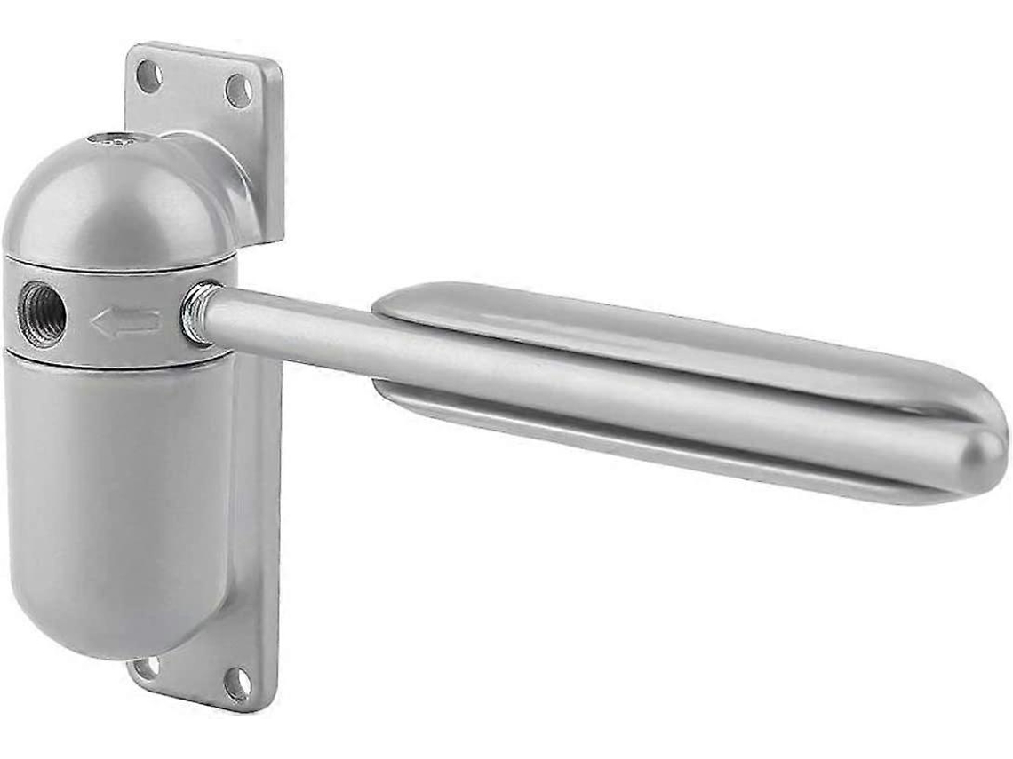 Cierre De Puerta Automático Ajustable Resistente De Acero Inoxidable Para Puertas De Hasta 50 Kg Montaje En Superficie Gris