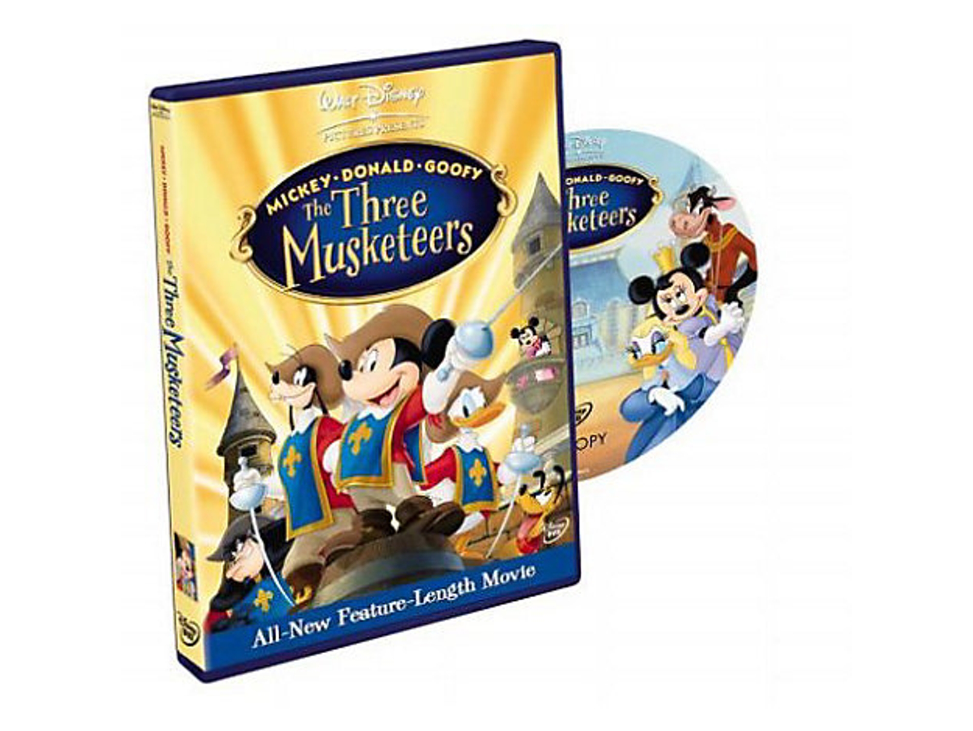 DVD Three Musketeers - Mickey, Donald and Goofy Inglés