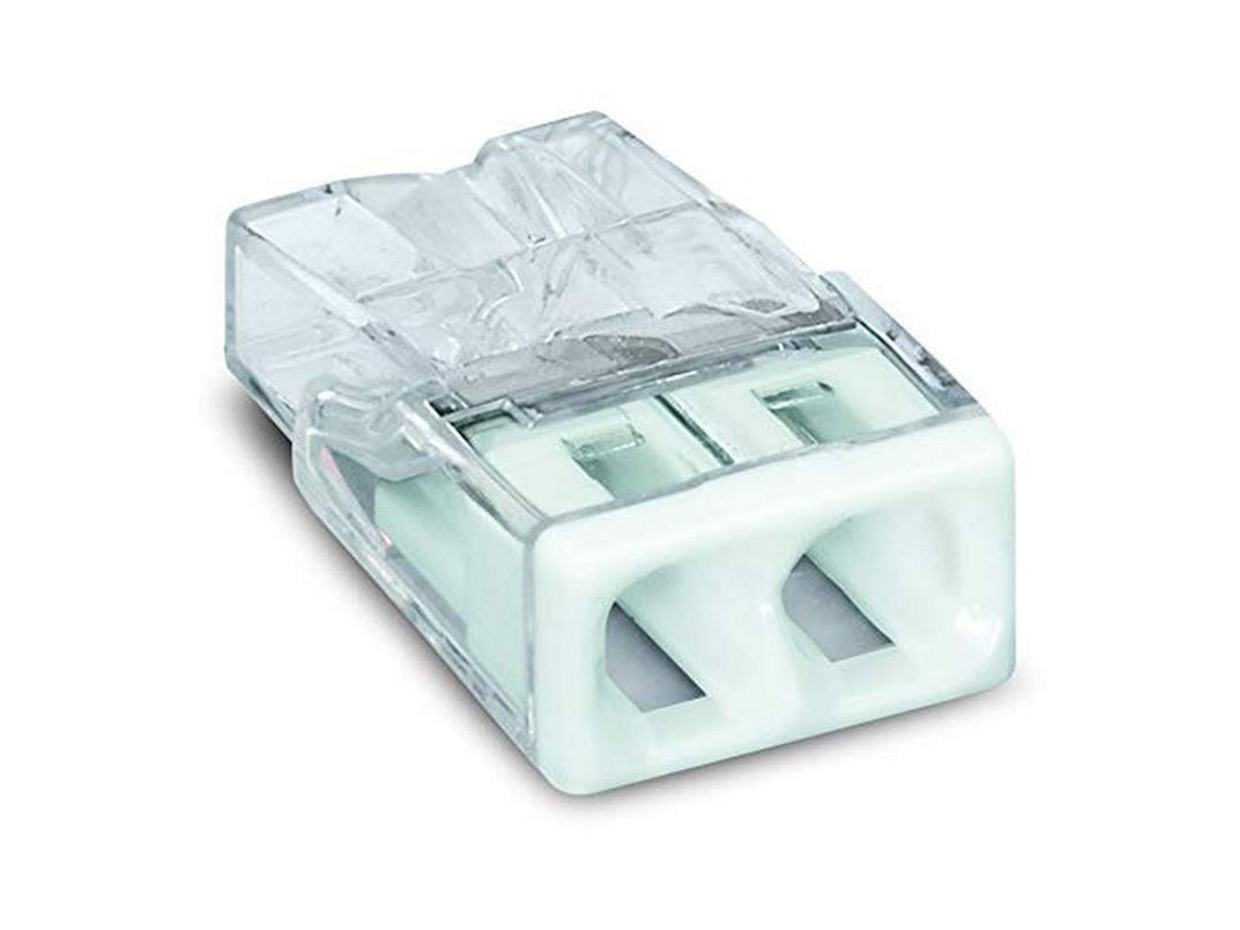 Terminal De Caja De Conexiones De 2 Hilos 2273-202 Para Conductores Sólidos De 0,5-2,5 Mm² (paquete De 100)