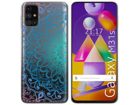 Carcasa Samsung Galaxy M31s TUMUNDOSMARTPHONE Dibujos Transparente Multicolor