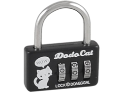 Candado De Combinación Mini De 3 Dígitos Para Maleta, Color Negro (75d779ea3f86590fd4dca9413e94b77e)