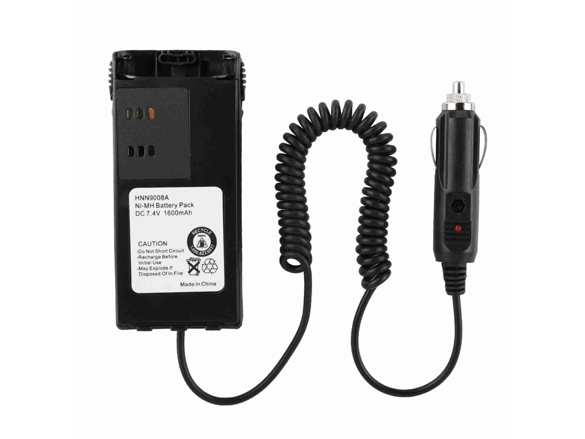 Adaptador Eliminador De Batería De 12 V Para Radios Motorola Gp320, Gp328, Gp338, Gp340, Gp360, Gp380, Gp640 Y Gp680