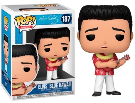 Figura FUNKO Pop Estrellas Del Rock Elvis Presley Hawaii Azul 9901