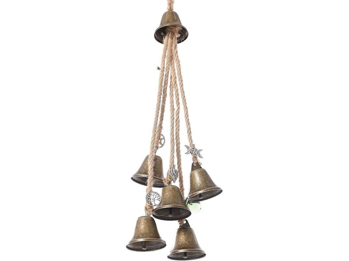Campanas De Bruja, Amuleto Protector Para La Puerta, Energía Positiva, Decoración Bohemia