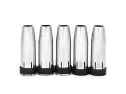 Boquilla De Gas Cónica De 5 Piezas Para Antorcha De Soldadura Mig/mag Mb 24kd, 12,5 Mm, Cobre Rojo, Consumibles