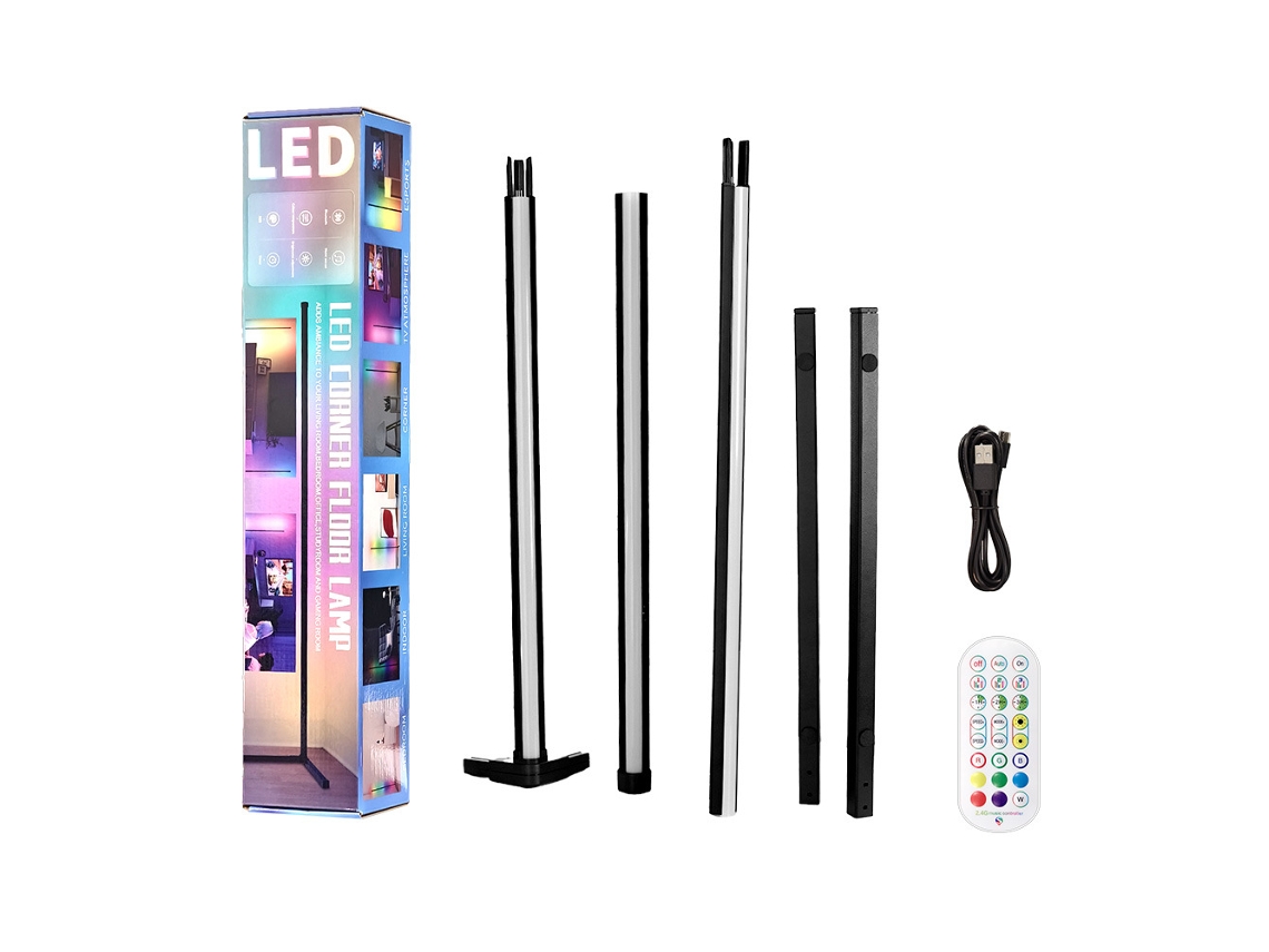 Lámpara De Piso Rgbw Smarthome Sleek