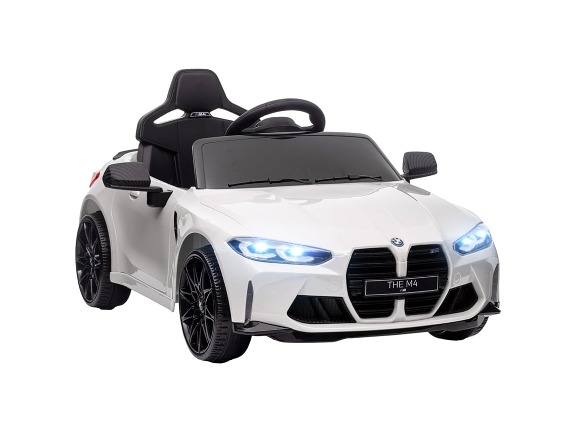 Coche Eléctrico Infantil Bmw M4 De 12 V Con Mando A Distancia Y Faros Blancos.
