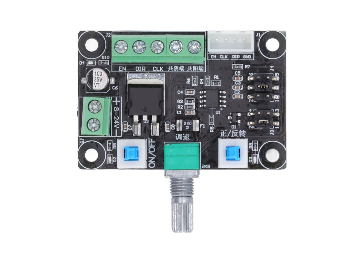 Módulo Controlador De Motor Paso A Paso Con Regulación De Velocidad Pwm Y Control Cw/ccw Dc 8-24v