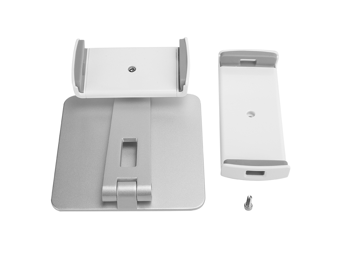 Soporte Para Tabletas Y Smartphones De 4 A 14 Pulgadas, De Aleación De Aluminio, Ajustable, Elevable Y Plegable.