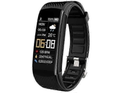 Pulsera de fitness, podómetro, medición de presión arterial, reloj inteligente, monitor de frecuencia cardíaca, reloj rastreador de salud Pro GOKOCO