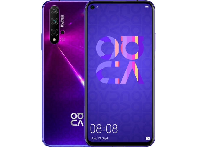 Smartphone HUAWEI Nova 5T (6.26'' - 6 GB - 128 GB - Púrpura)