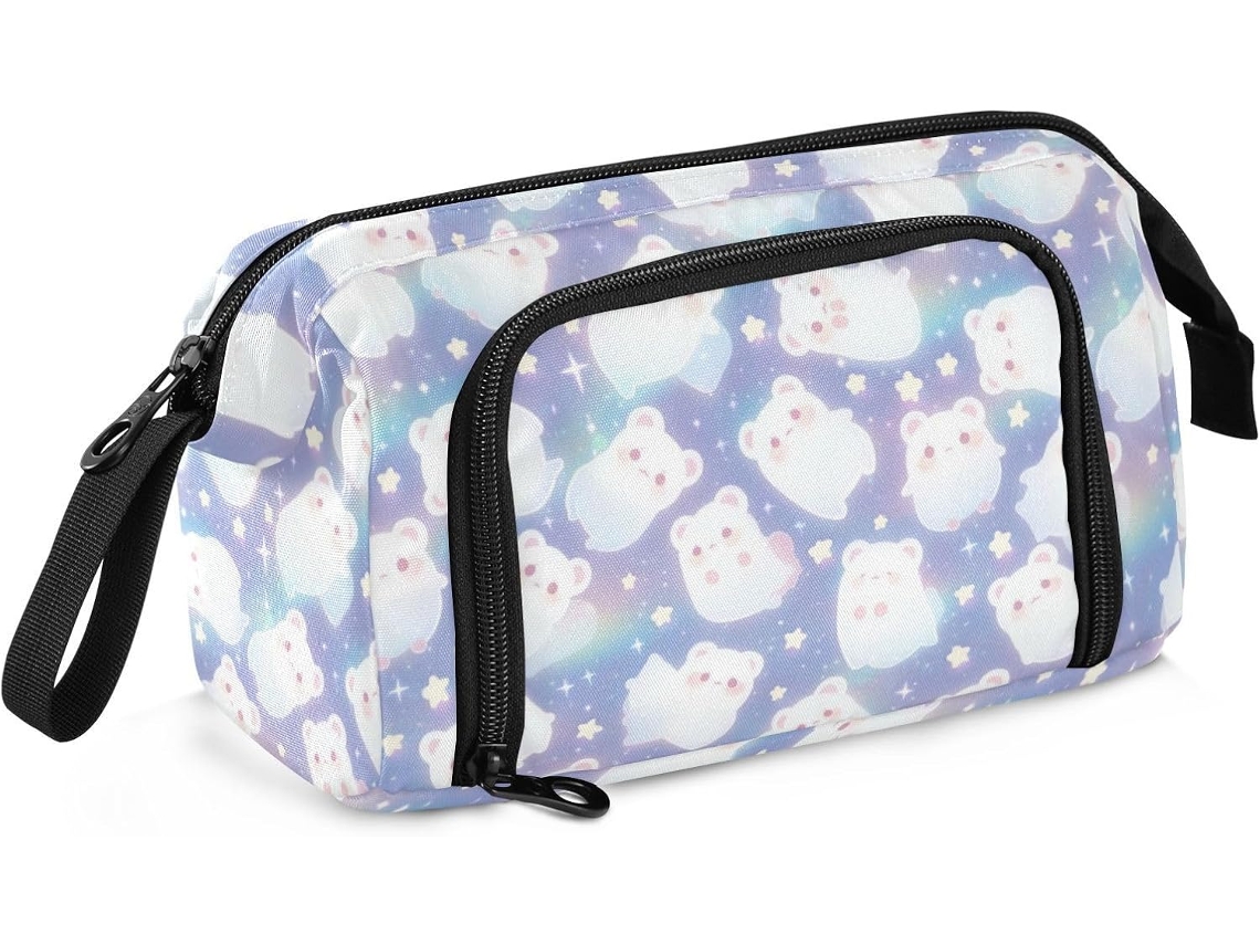 Besportble Estuche De Gran Capacidad Con Ranura Para Lápices Para Mujer Y Nailon De Alta Calidad Y Cuenta C...