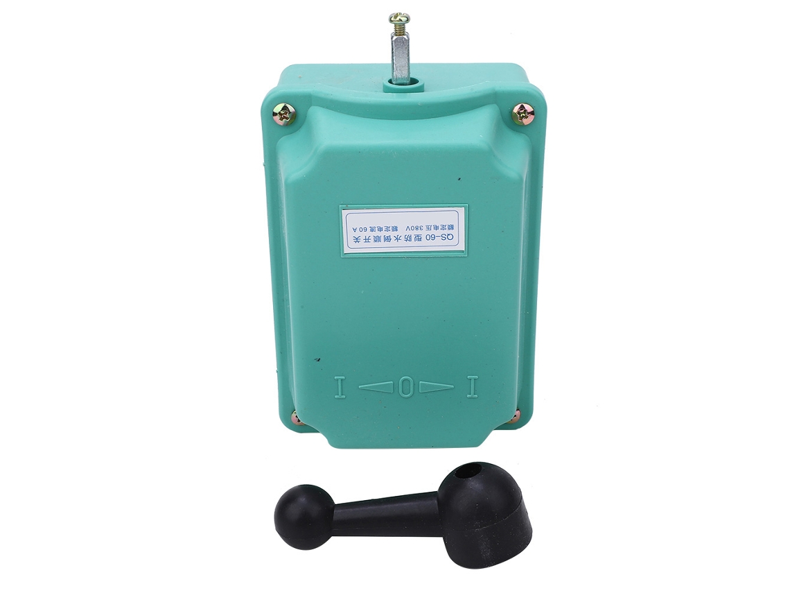 Chave Qs-60 De Avanço E Ré Com Cabo Plástico À Prova D'água Para Equipamentos Elétricos E Motores