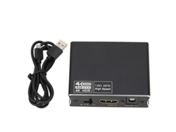 Convertidor De Interfaz Multimedia Hd Para Audio Óptico Spdif Y Estéreo De 3,5 Mm.
