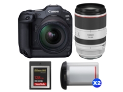 Canon Eos R3 + Rf 24-70mm F/2.8 L Is Usm + Rf 70-200mm F/2.8 L Is Usm + 1 Sandisk 128gb Extreme Pro Cfexpress Type B + 2 Canon L + Ebook Pricedirect